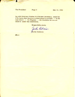 Jackie Robinson's letter to President Eisenhower in May 1958