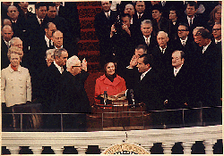 Nixon in crowd, 1968 Campaign